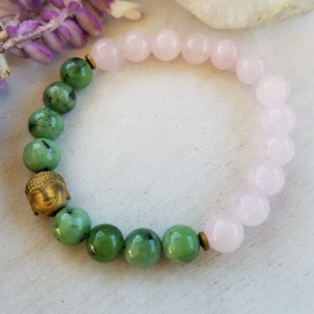 Rose Quartz + Jade