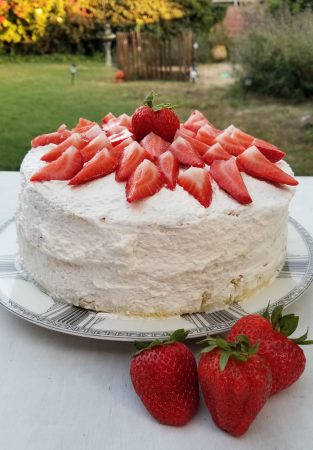 strawberry shortcake layer cake