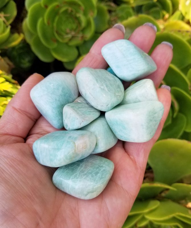 Amazonite Tumbled Stone Solstice Ltd Jewelry And More