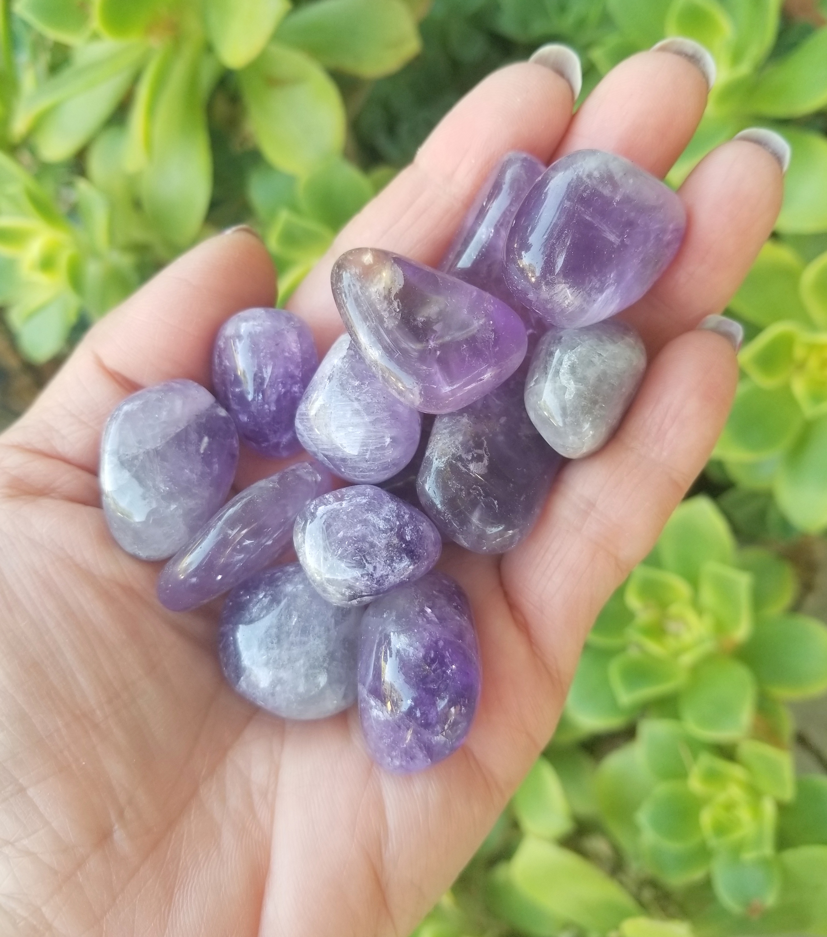 Amethyst Tumbled Stone - Solstice LTD - Jewelry and More
