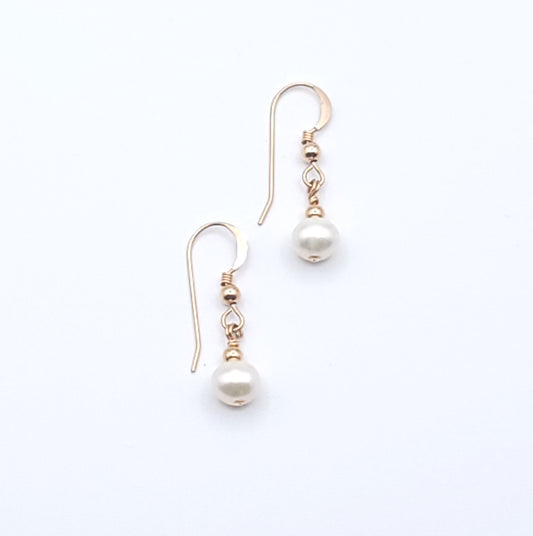 Classic Pearl Drop Earrings