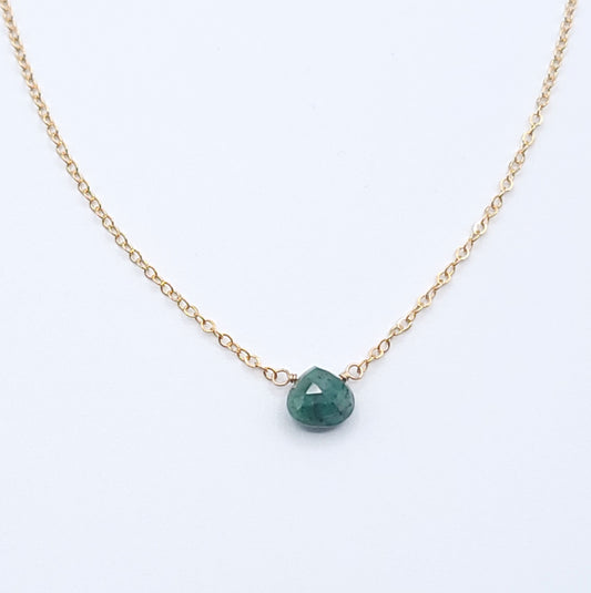 Emerald Drop Necklace