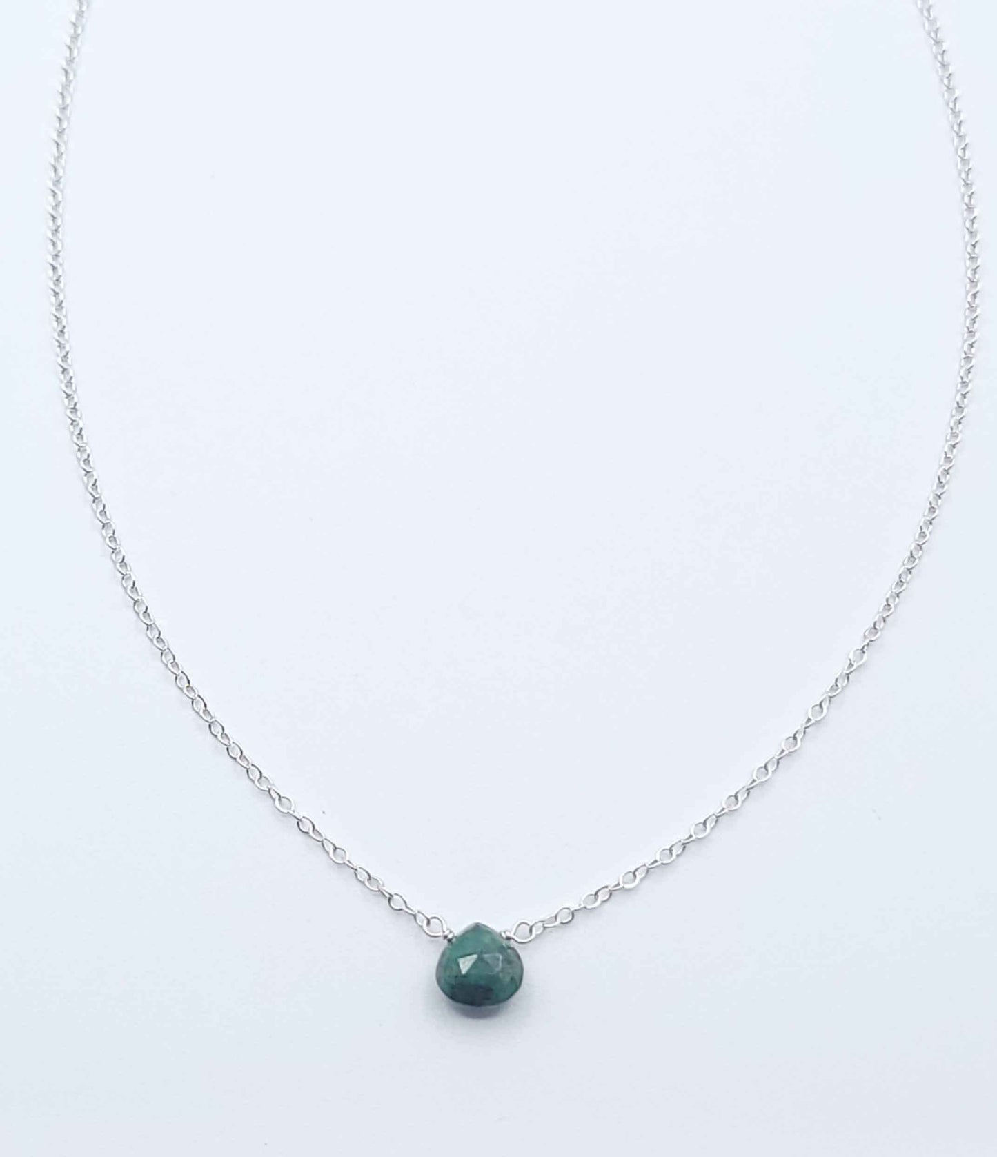 Emerald Drop Necklace