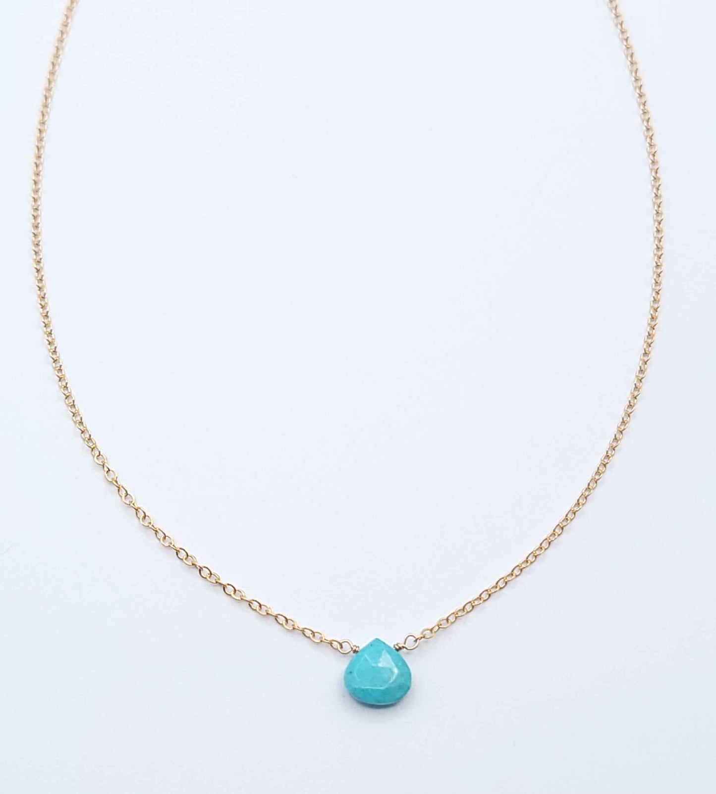 Turquoise Drop Necklace