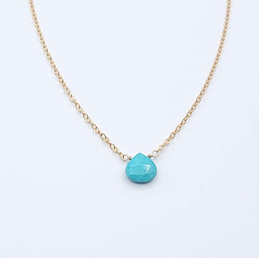 Turquoise Drop Necklace