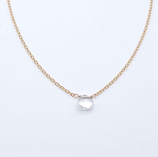 Quartz Drop Necklace