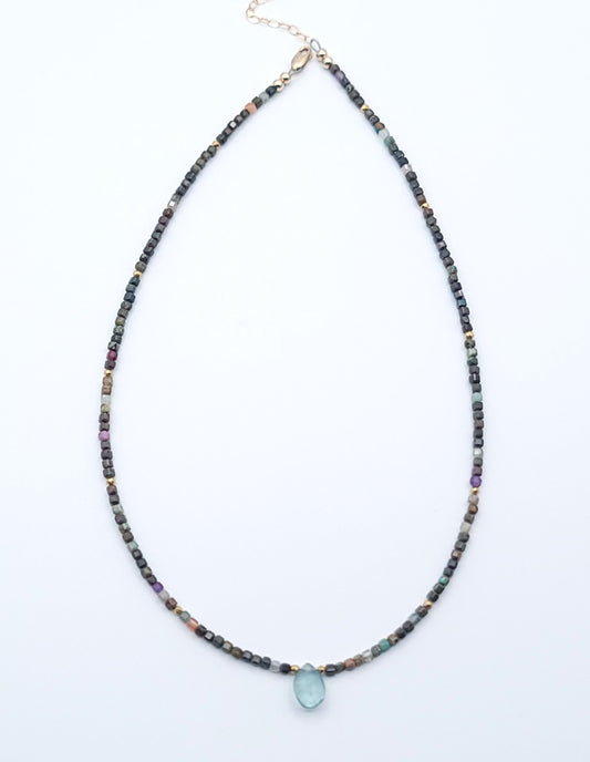 Rooted Mind Chrysocolla Choker Necklace