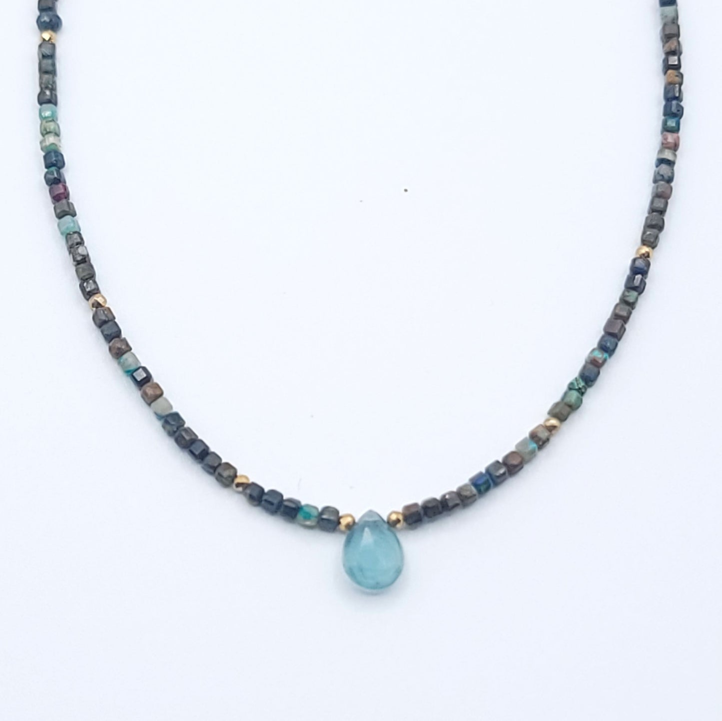 Rooted Mind Chrysocolla Choker Necklace