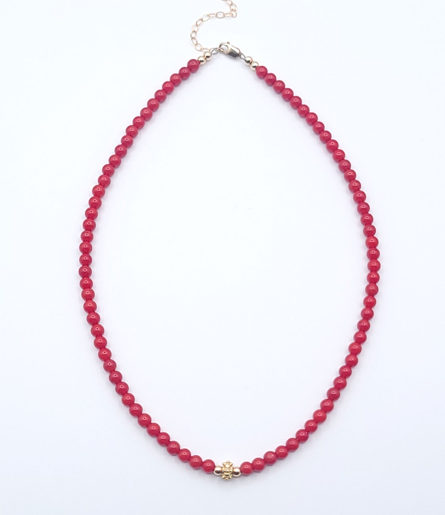Coral Flame Choker