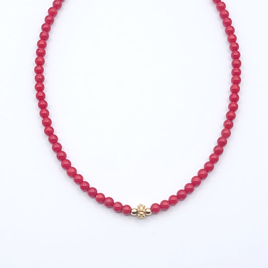 Coral Flame Choker