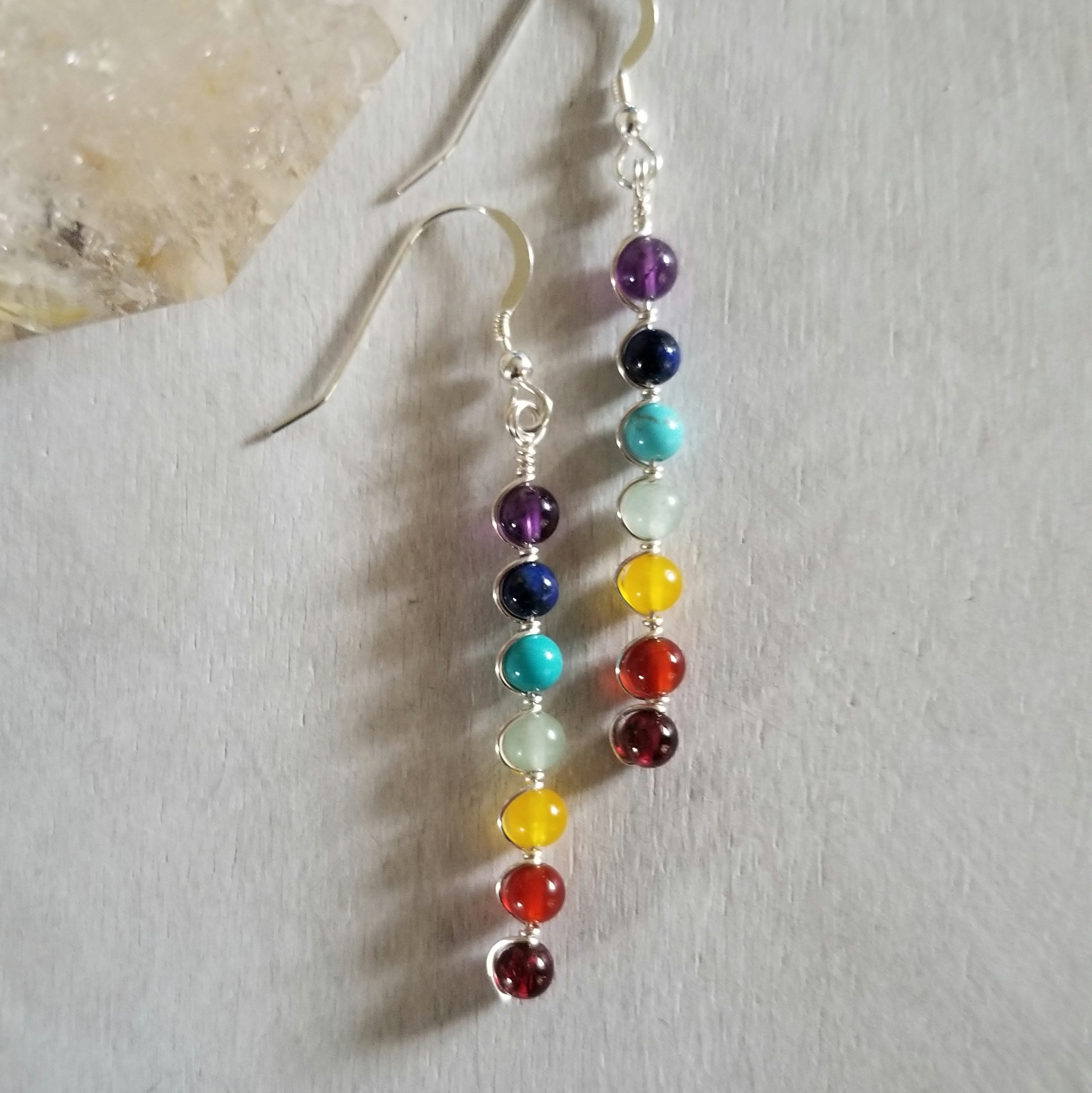 Chakra Sun Earrings - Kit or Finished Jewelry – The Bead Shop